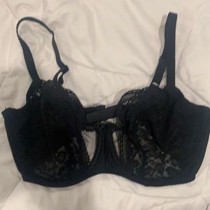 Passionate black and lace bra